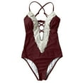 thumbnail image 1 of CAICJ98 Maillot de Bain Femme Sport une Pièce Rouge,s, 1 of 3