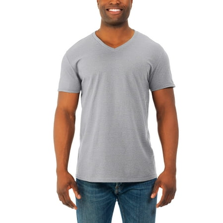 Fruit of the Loom Big mens' soft short sleeve lightweight v neck t shirt, 4 (Best Brands For Short Men)