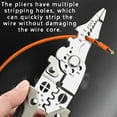 thumbnail image 4 of Multifunctional Crimper Cable Cutter Adjustable Automatic Wire Stripper Stripping Crimping Pliers Terminal Hand Tool, 4 of 6