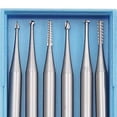 thumbnail image 4 of Rotary Burrs Set, 6 Pcs 2.35mm Rotary Tungsten Steel Rotary Cutting Burrs for DIY Woodworking, , Drilling Woodworking - Tiny 1.0MM, 4 of 10