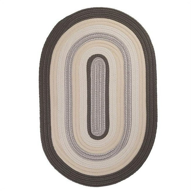 Colonial Mills BN49R060X060 5 ft. Brooklyn Traditional Round Rug, Slate