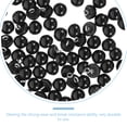 thumbnail image 2 of 100 Pieces Half Round Plastic Decorative Buttons for Crafts, Sewing, Clothing, Scrapbooking, Projects, and Accessories, 2 of 6