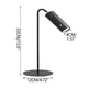 thumbnail image 2 of Lámpara de escritorio LED con base magnética | Cuello de cisne y rótula ajustables 360° | Control táctil regulable de 3 niveles | Luz de lectura recargable por USB-C para el cuidado de la vista, 2 of 6