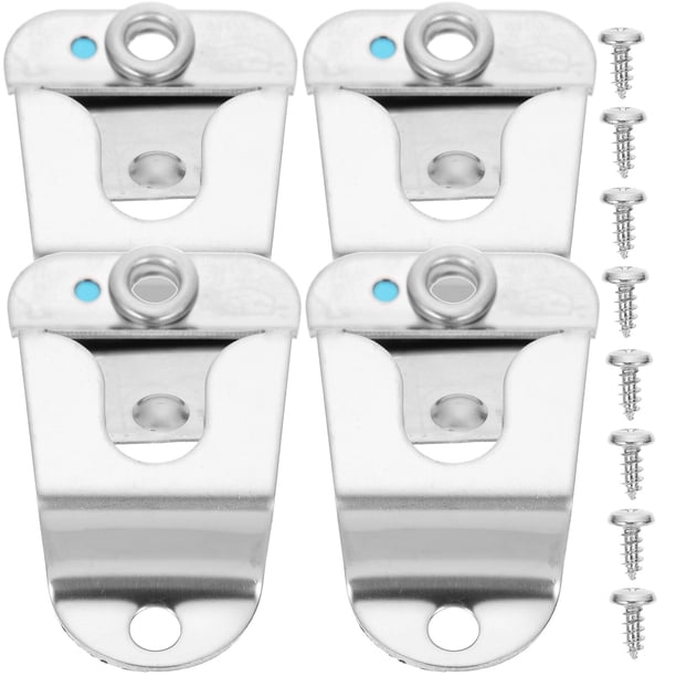 4 piezas de soporte para micrófono, clips para colgar micrófono, clip para colgar micrófono con tornillos