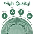 thumbnail image 4 of Exquisite Dinner Plates, Crystal Emerald Design, 40-Piece Set, 20 x 9" & 20 x 11", 4 of 6