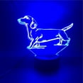 thumbnail image 1 of Luz nocturna LED 3D que cambia de color para perros y animales para niños, 1 of 1