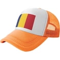 thumbnail image 1 of Flag of Romania Mesh Back Trucker Cap Baseball Cap, 1 of 8