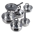 thumbnail image 3 of Bateria de acero inoxidable ANGGREK 12 piezas utensilios de cocina, 3 of 9