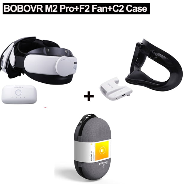 Verknald type Blootstellen BOBOVR M2 Pro Strap with Battery For Oculus Quest 2 VR Headset Halo Strap  Battery Pack C2 Carry Case F2 Fan For Quest2 Accessory - Walmart.com