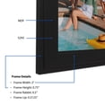 thumbnail image 3 of ArtToFrames 24" x 24" Black Picture Frame, 24x24 inch Black MDF Poster Frame (WOM-5293),  Pack, 3 of 8