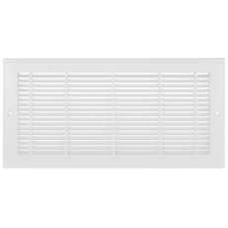 Plastic Sidewall Grille, 14 In.X8 In., White