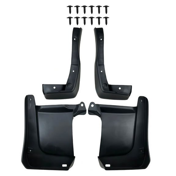 Mud Guards For Honda Accord 2013-2017, Splash Guards Molded Front&Rear Set-Black