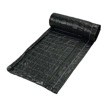 Wire Backed Silt Fence, 100 ft Length x 48 in Width fabric with 36 in wire mesh, Black
