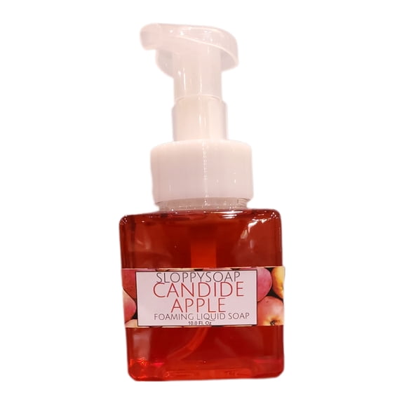 Candide Apple Foaming Liquid Soap by SloppySoap® 10 Fl. Oz made with coconut oil, cocoa butter