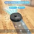 thumbnail image 5 of AIRROBO L40+ Robot Vacuum Cleaner and Mop Combo - 75-Day Self-Empty Bin, 180 Min Runtime, App and Voice Control, 5 of 12