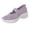 Pink, variant on NOKIO Womens Slip-On Walking Shoes Summer Breathable Mesh Shoes Running Shopping Flat Comfort Wedge Platform Loafers Casual Shoes Women's Hollow Out Wedge Sport Shoes