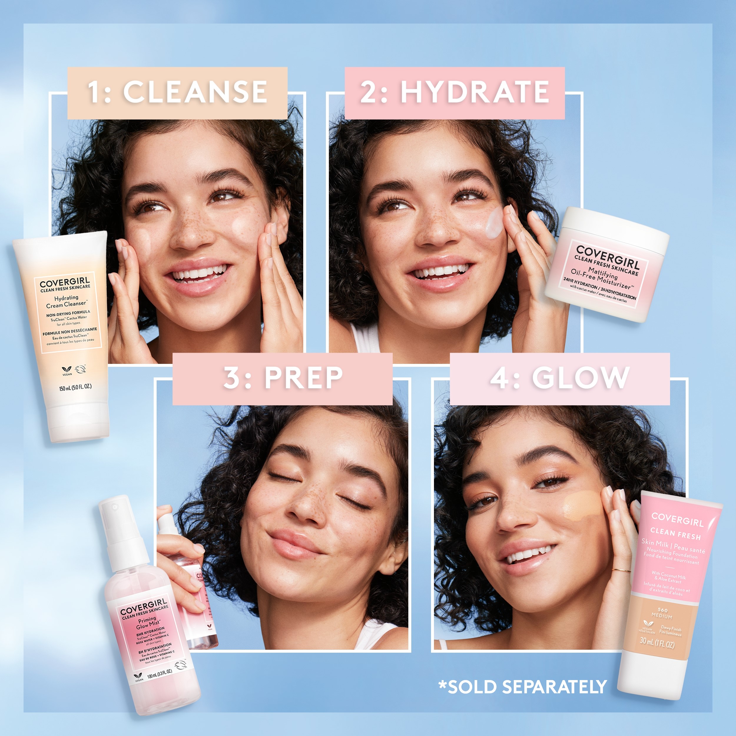 COVERGIRL Clean Fresh Skincare Mattifying Oil-Free Face Moisturizer, 2.0 fl oz - image 5 of 10