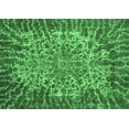 thumbnail image 1 of Ahgly Company Indoor Rectangle Abstract Emerald Green Modern Area Rugs, 7' x 10', 1 of 4