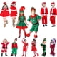 thumbnail image 2 of Nuevo disfraz de Navidad para niños, disfraz de Papá Noel, ropa para niños con sombrero, tutú de Cosplay para niña, vestidos rojos, regalo de fiesta de Carnaval, 2 of 4