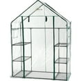 thumbnail image 7 of Ogrow Machrus  Deluxe Walk-In Greenhouse with 3 Tiers and 6 Shelves -  Clear Cover - White, 7 of 7