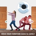 thumbnail image 3 of Revolutionize Furniture Movement: Heavy Furniture Sliders, Reusable Furniture Movers Sliders, Perfect For All-round Hard Surface Protection, 16 Pcs, PTFE, Durable EVA Foam, 3 of 7