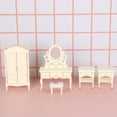 thumbnail image 6 of Dollhouses Table Chair Bed Model Bedroom Supplies Home Scene Furniture, 6 of 9
