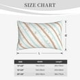 thumbnail image 6 of YFYANG Super Soft Rectangular Plush Cushion Cover (Without Pillow Insert), Abstract Watercolour Lines Comfort and Non-Pilling Hidden Zip Bedroom Sofa Pillowcases, 20"x30", 6 of 9