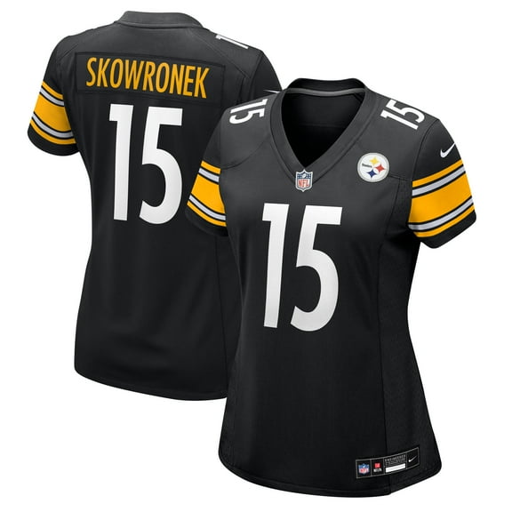 Women's Nike Ben Skowronek Black Pittsburgh Steelers Team Game Jersey
