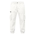 thumbnail image 2 of Cargo Sweatpants for Men with Cuffed Hem Elastic Waist with Button Trousers Loose Fit Casual Jogger Outdoor Pants, 2 of 7