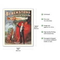 thumbnail image 2 of Blackstone The World’s Master Magician - Levitation Illusion - Vintage Magic Poster c.1885 - Fine Art Matte Paper Print (Unframed) 16x20in, 2 of 4