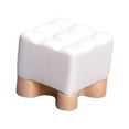 thumbnail image 2 of Miniature Furniture Model Mini House Scene Props Dollhouse Accessories Miniature Khaki Small Chair, 2 of 9
