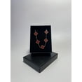 thumbnail image 1 of Pulsera Trébol Enchapado Oro 18k Acero Inoxidable Unisex Rojo, 1 of 3