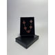 thumbnail image 1 of Pulsera Trébol Enchapado Oro 18k Acero Inoxidable Unisex Rojo, 1 of 3