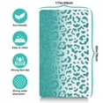 thumbnail image 5 of Polka Dot & Leopard Dog Feeding Mat - Gradient Colorful Pet Food Pad - Absorbent Foam Core with Dynamic Leopard Print - Easy Clean Mat for Bowls, 5 of 5