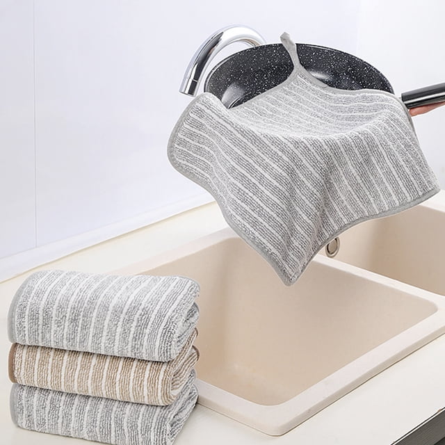 Toallas quitagrasas, trapos absorbentes de agua, estropajos, paños de limpieza de cocina, toallas sin pelusa para el hogar, estropajos para lavavajillas, uso general