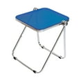 thumbnail image 2 of FashionCha Small Foldable TV Tray Table Dinner Table Computer Desk Side Table Folding Snack Blue, 2 of 9