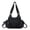 Black, variant on Angelkiss Women Crossbody Bag Vegan Leather Multi Pockets Satchel Handbags Shoulder Bag Hobo Bag
