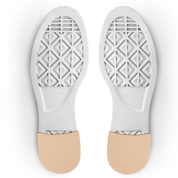 LULULION 3 Pairs Grip Soles Rubber Beige for Daily Use