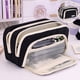thumbnail image 1 of Estuche de Gran Capacidad Zkr250731644 | Estuche de Tela Resistente con Cremallera para Bolígrafos | Organizador Multifunción para La Escuela, La Oficina, Viajes, Maquillaje, Brochas y Pinceles | Bol, 1 of 6