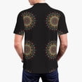 thumbnail image 6 of Salouo Colorful Mandala for Men's Short Sleeve Polo Shirts,Polo Shirts for Men Performance Short Sleeve Golf Shirt Athletic Casual Collared T-Shirt-Medium, 6 of 8