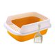 thumbnail image 4 of Caja de arena para gatos Sunnimix Bandeja de arena para gatos grande semicerrado Amarillo medio, 4 of 8