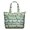 Bigfoot and Forest Green Pattern, variant on Bigfoot and Paw Print White Pattern Weekend Tote Bag, Outdoor Travel Carryall with Inner Zip Pocket, Spacious Interior Gift Ideas for Outdoor Weekend Trips,22 X 12 X 18 Inches