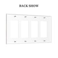 thumbnail image 2 of cute dog Switch Cover Decorative Wall Plate / 4-Gang 4-Decor / Standard Size 4.5x8 in, 2 of 5
