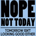 thumbnail image 3 of CafePress - Nope Not Today Light T Shirt - Men's Classic Graphic T-Shirt, 3 of 4