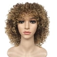 thumbnail image 7 of Blonde Synthetic Short Curly Wig for Women Natural Heat Hairpiece, 7 of 7