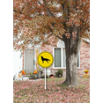 thumbnail image 3 of Eveokoki Halloween Yard Sign Wolf Crossing Decorations Yard Signs Decorative Garden Stakes Aluminum Outdoor Lawn Signs for Halloween Party Yard Lawn Garden Decorations, 3 of 6