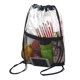 thumbnail image 2 of Mochila Con Cordón ANGGREK Transparente Portátil PVC con Bolsillo De Malla Con Cremallera Frontal, 2 of 5