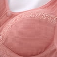thumbnail image 3 of Sngxgn Women's Smoothing Wireless Lightly Lined Convertible Comfort Bra(Pink,42), 3 of 8