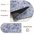 thumbnail image 6 of 6'x9' Area Rugs, Coastal Seashells Indoor Outdoor Area Rug for Living Room Bedroom, Summer Nautical Coral Vintage Rustic Washable Bathroom Rugs Kitchen Floor Carpet Mats Home Decor Aesthetic, 6 of 8