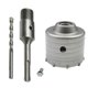 thumbnail image 1 of 60mm SDS Plus Hammer Drills Wall Hole Saw Drill Bit Set Cutter Tools Round Shank Drill Bit for Concr, 1 of 5